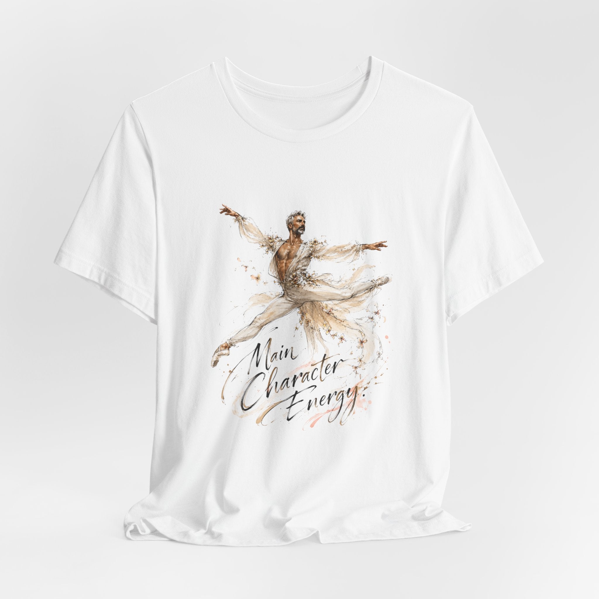 Main Character Energy Tee — Ballet Dancer Graphic T‑Shirt