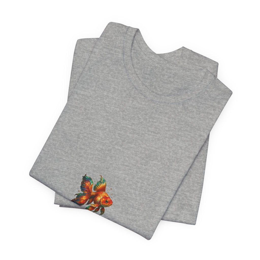 Goldfish Love T‑Shirt — Colorful Koi Illustration Tee