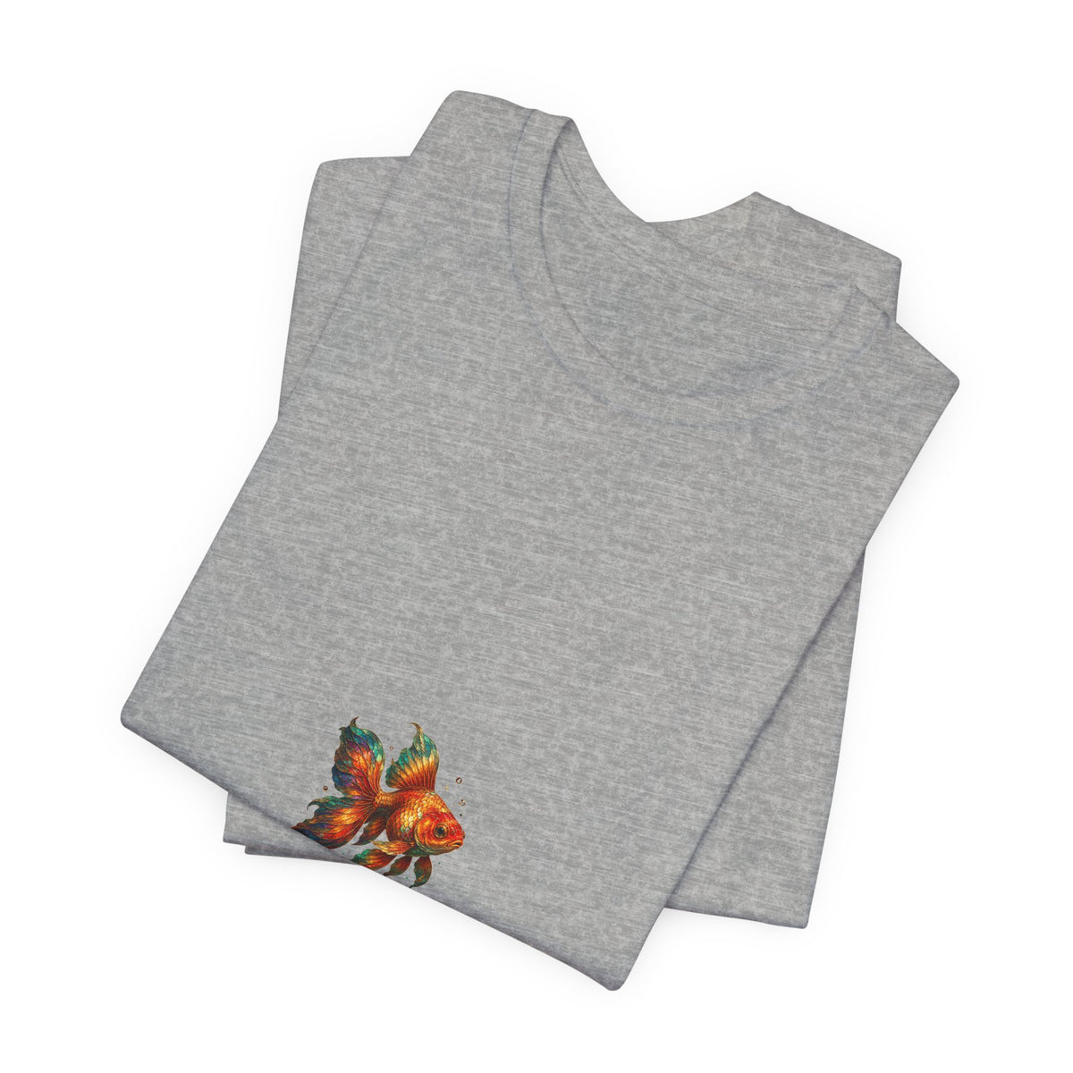 Goldfish Love T‑Shirt — Colorful Koi Illustration Tee