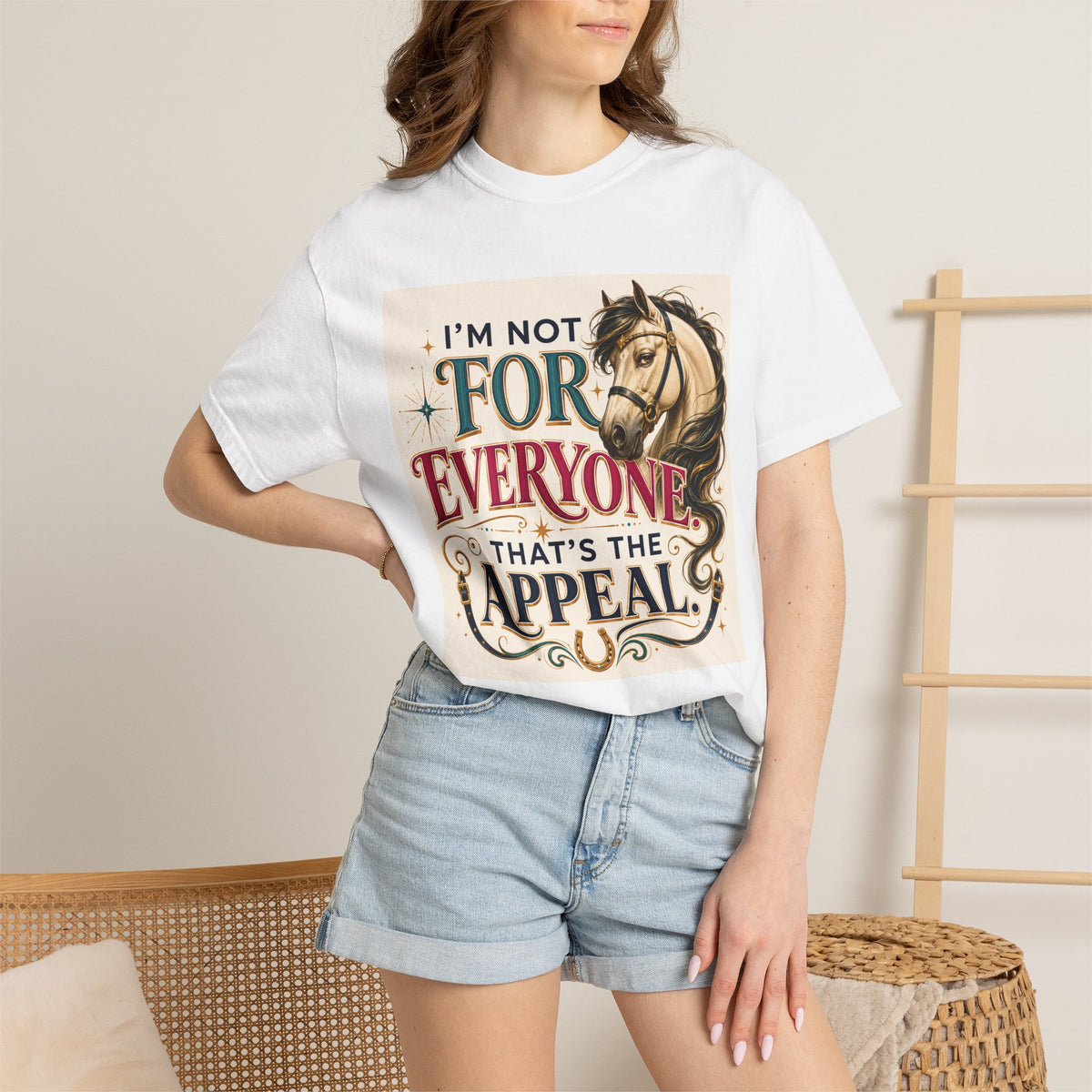 Horse Lover T-Shirt — "I'm Not For Everyone, That's The Appeal" Vintage Graphic Tee