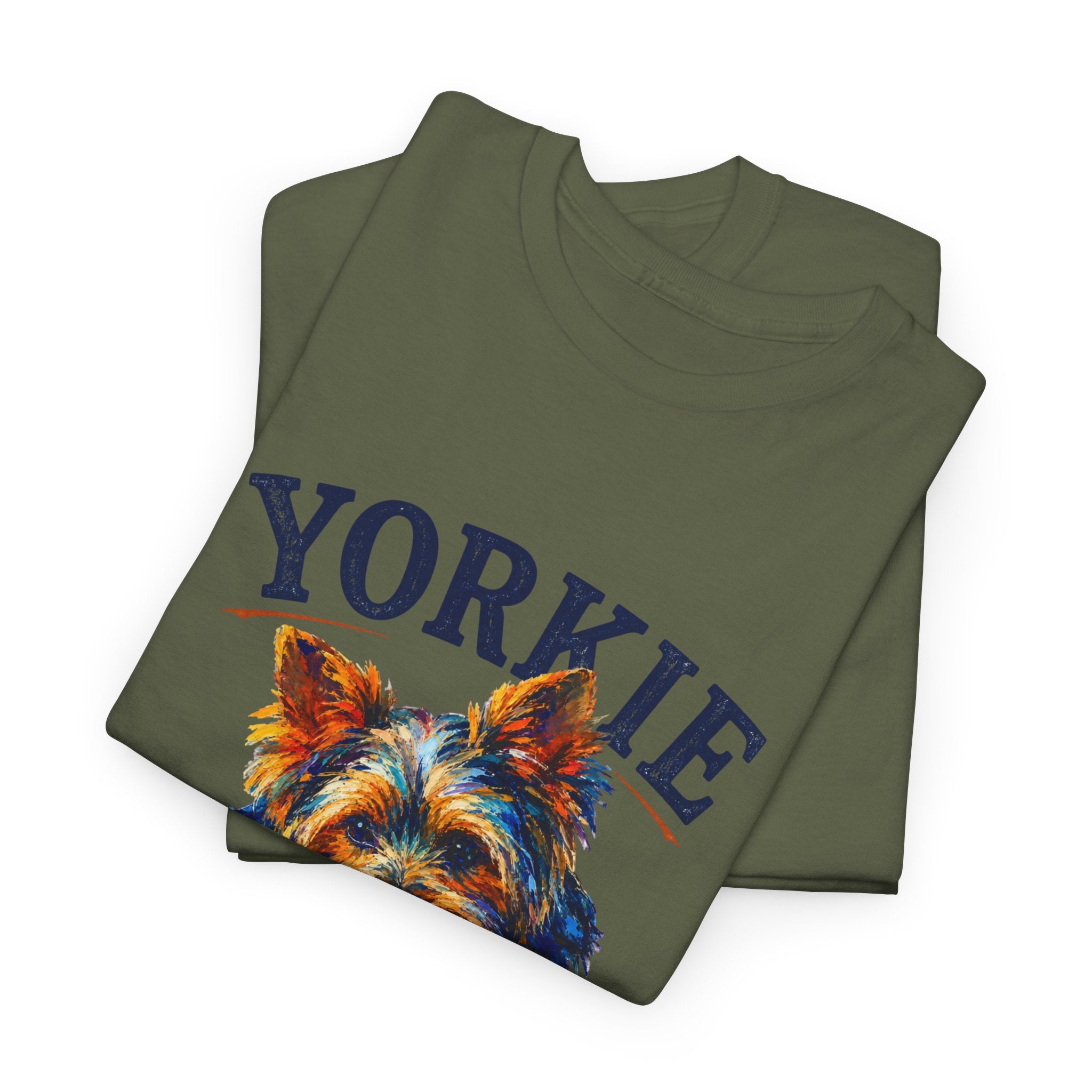 Yorkie Grandpa T-Shirt — Vintage Style Dog Lover Tee for Grandfathers