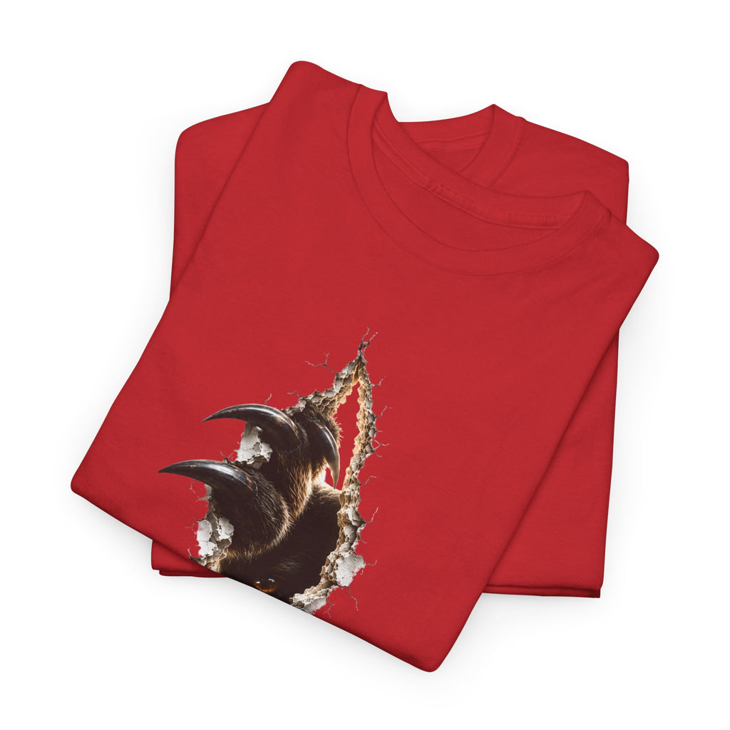 Bear Ripped Tee — Scarey Bear ripping through the shirt.Graphic T-Shirt
