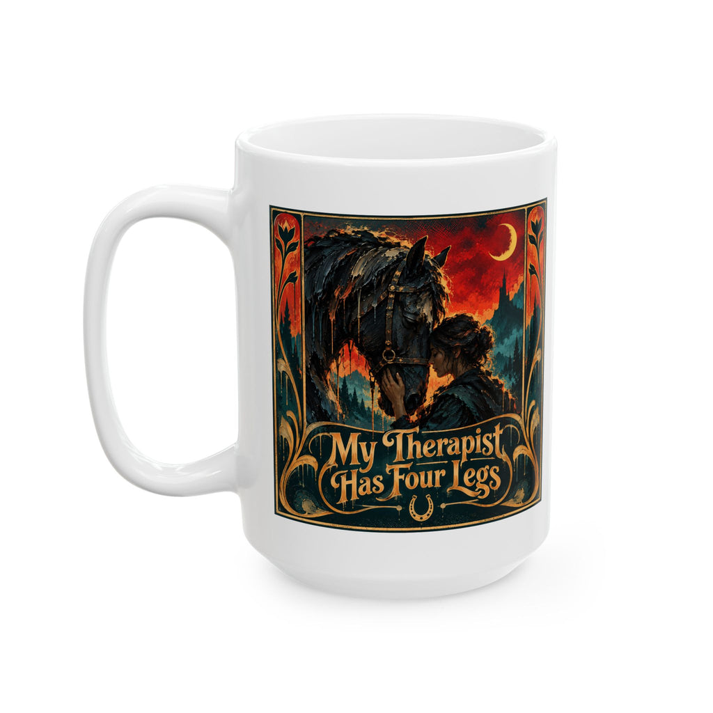 Ceramic Mug — Vintage Mystic Night Art Coffee Mug (11oz, 15oz)