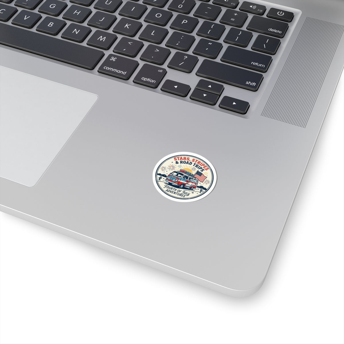 Stars, Stripes & Road Trips Kiss-Cut Stickers | vintage USA, red white blue