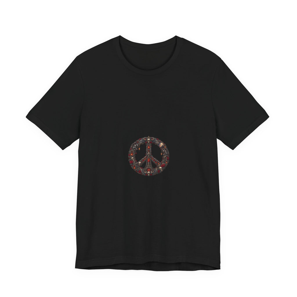 Peace Sign T‑Shirt — Vintage Floral Peace Symbol Tee