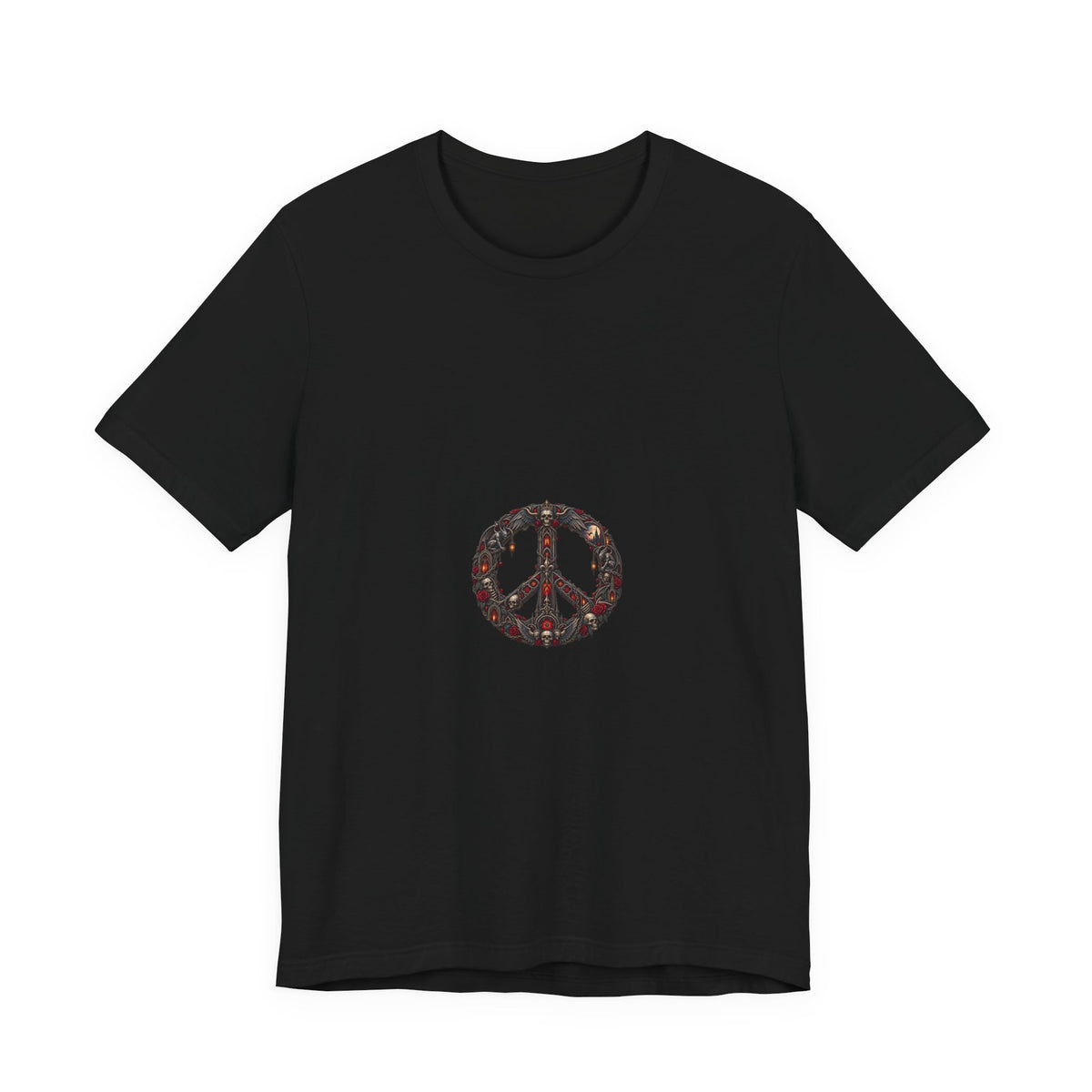 Peace Sign T‑Shirt — Vintage Floral Peace Symbol Tee