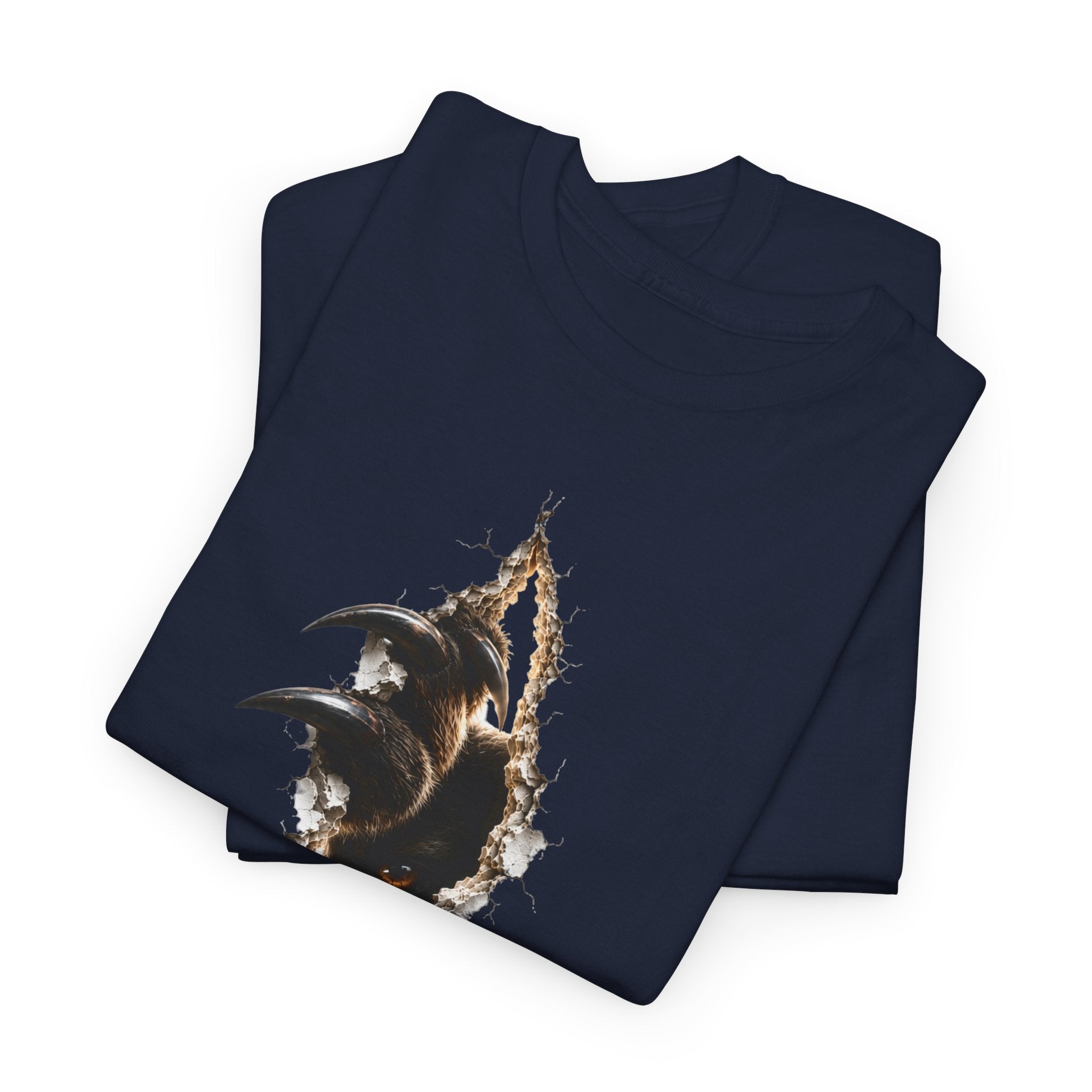 Bear Ripped Tee — Scarey Bear ripping through the shirt.Graphic T-Shirt