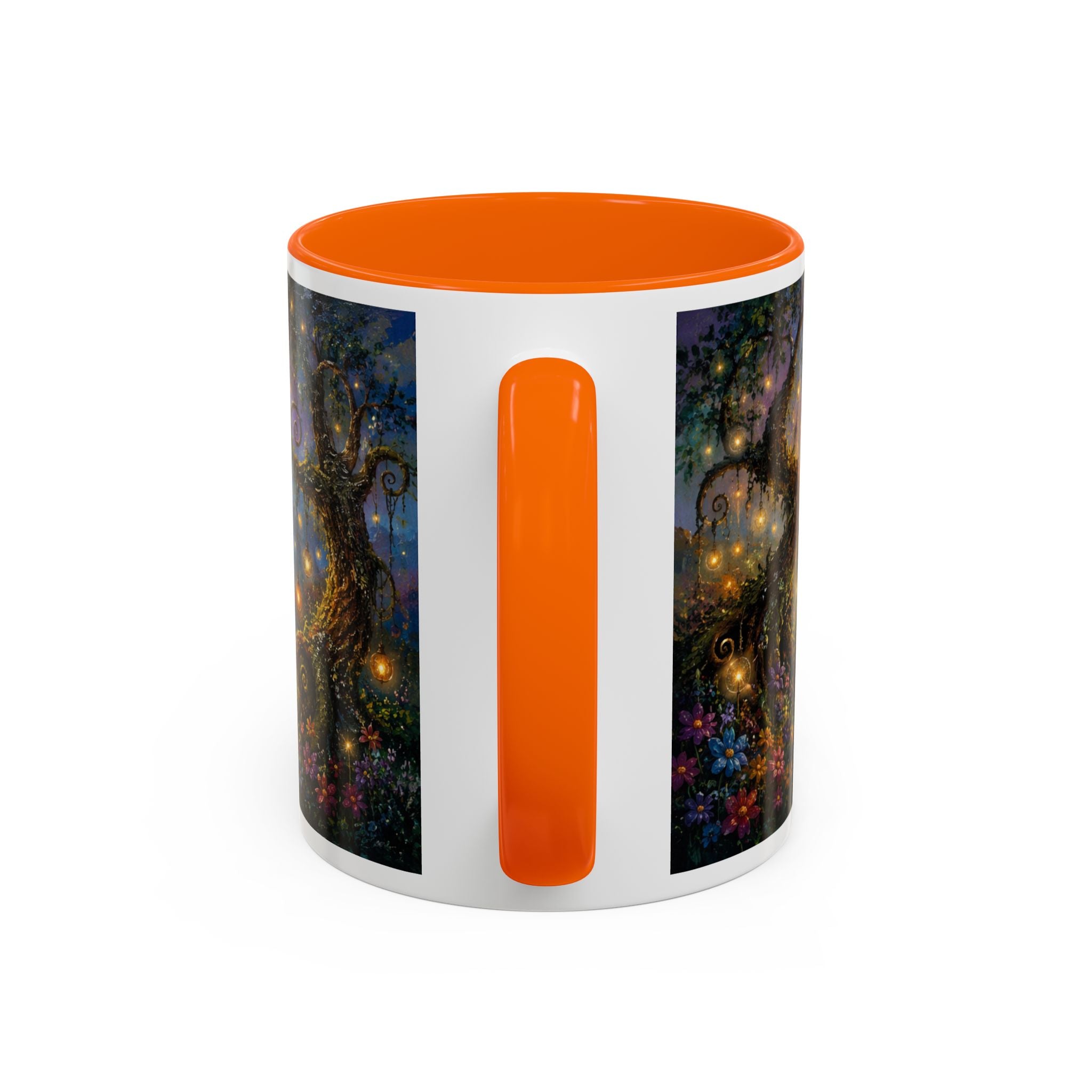 Fantasy Fairyland Coffee Mug — Rainbow Castle Magical Woodland Tea Cup