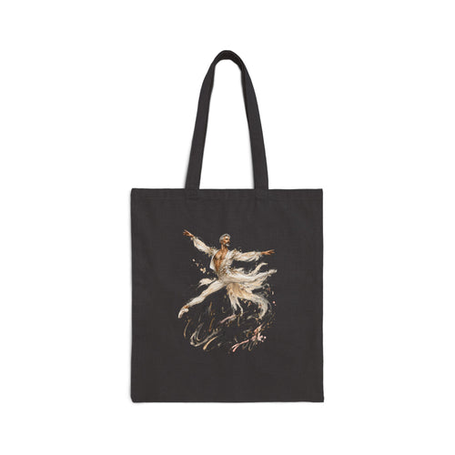 Ballet Dancer Tote Bag — 'More Character & Energy' Canvas Shopper