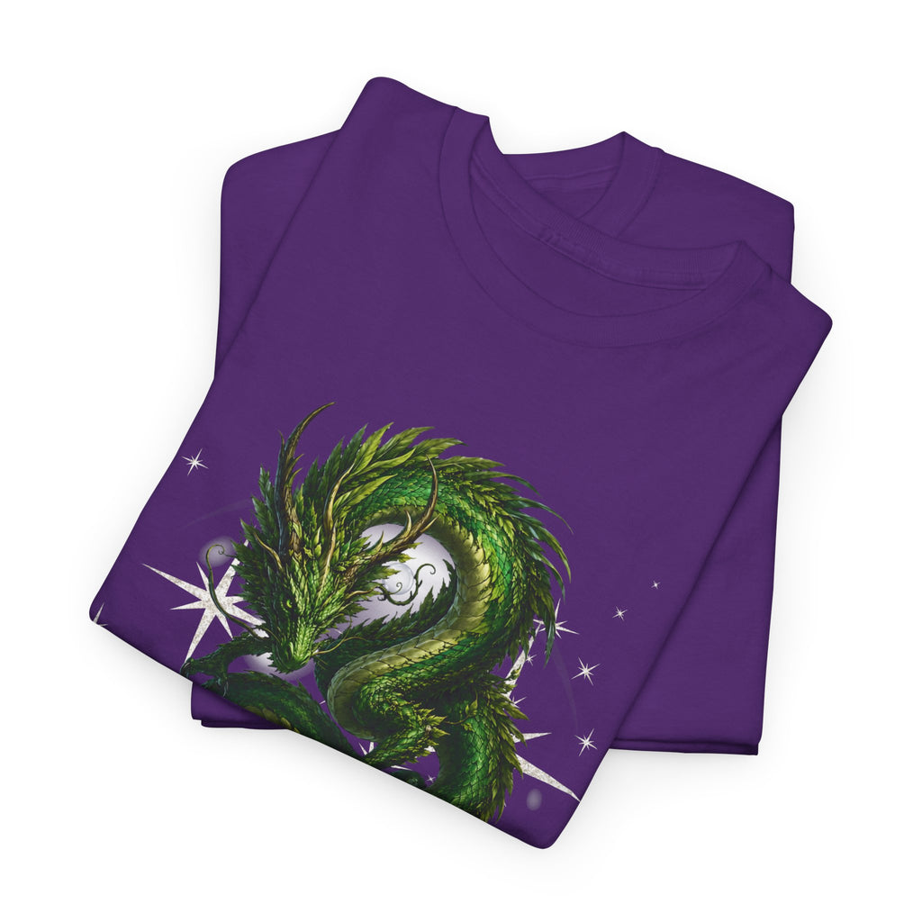 T-Shirt — "The Forest Keeps Receipts" Green Dragon Nature Graphic Tee