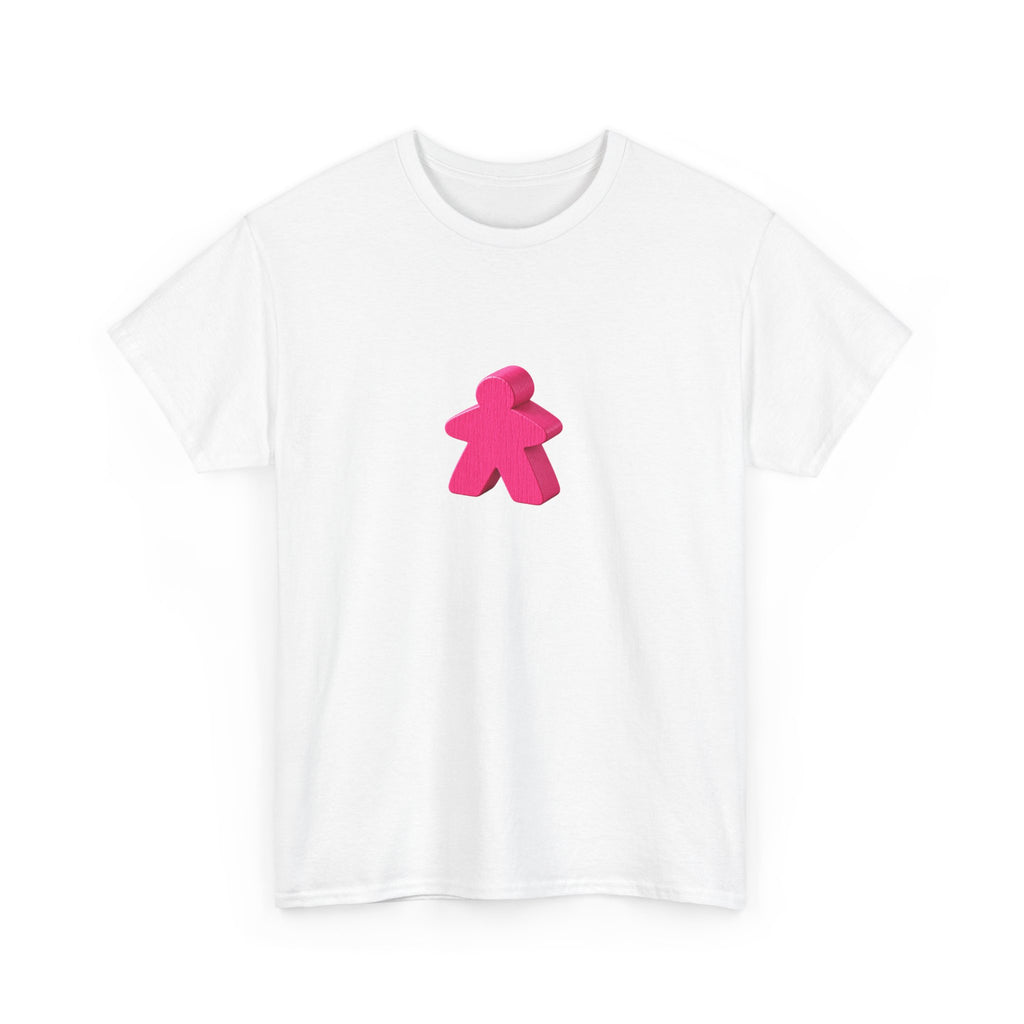 Pink Meeple Minimalist T‑Shirt