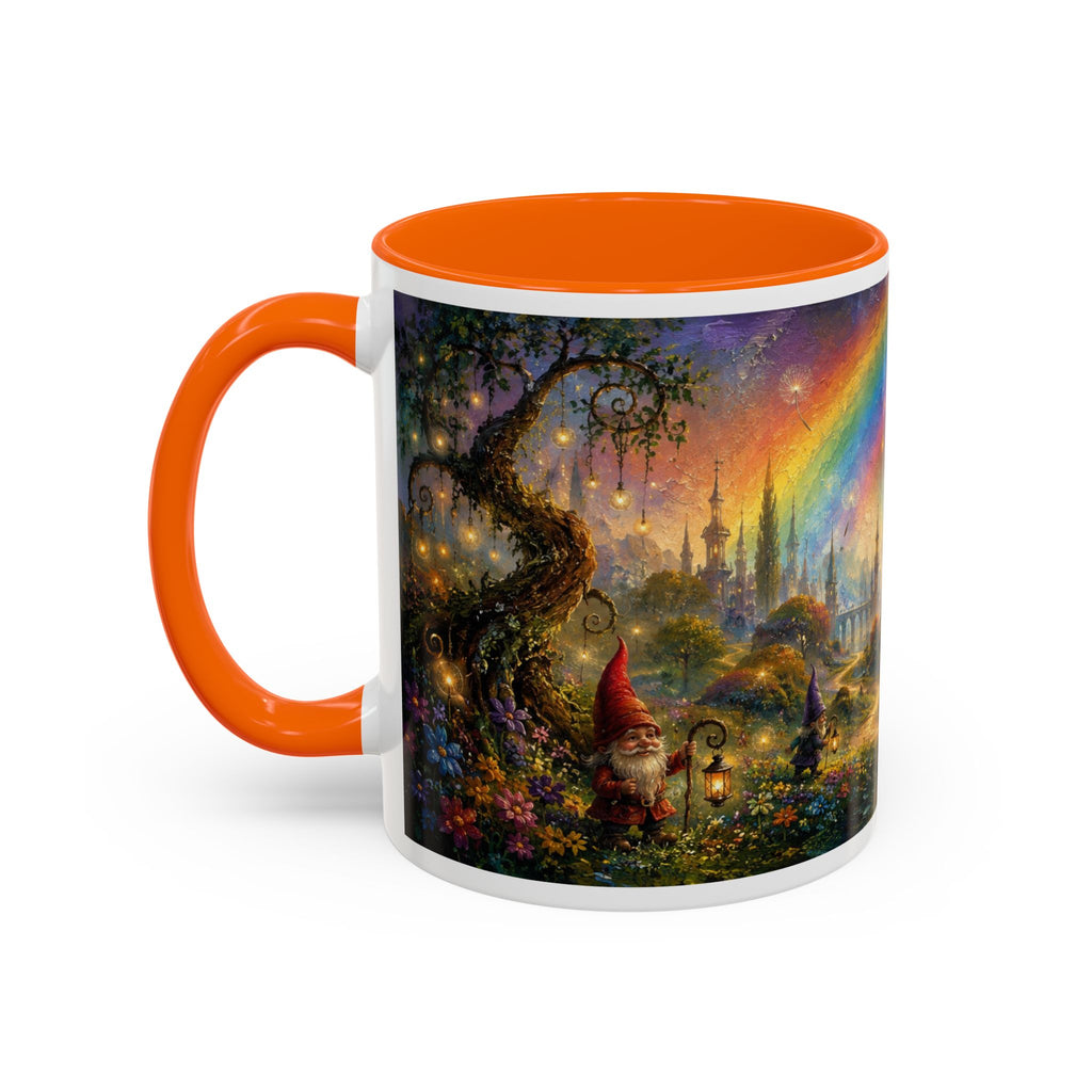 Fantasy Fairyland Coffee Mug — Rainbow Castle Magical Woodland Tea Cup