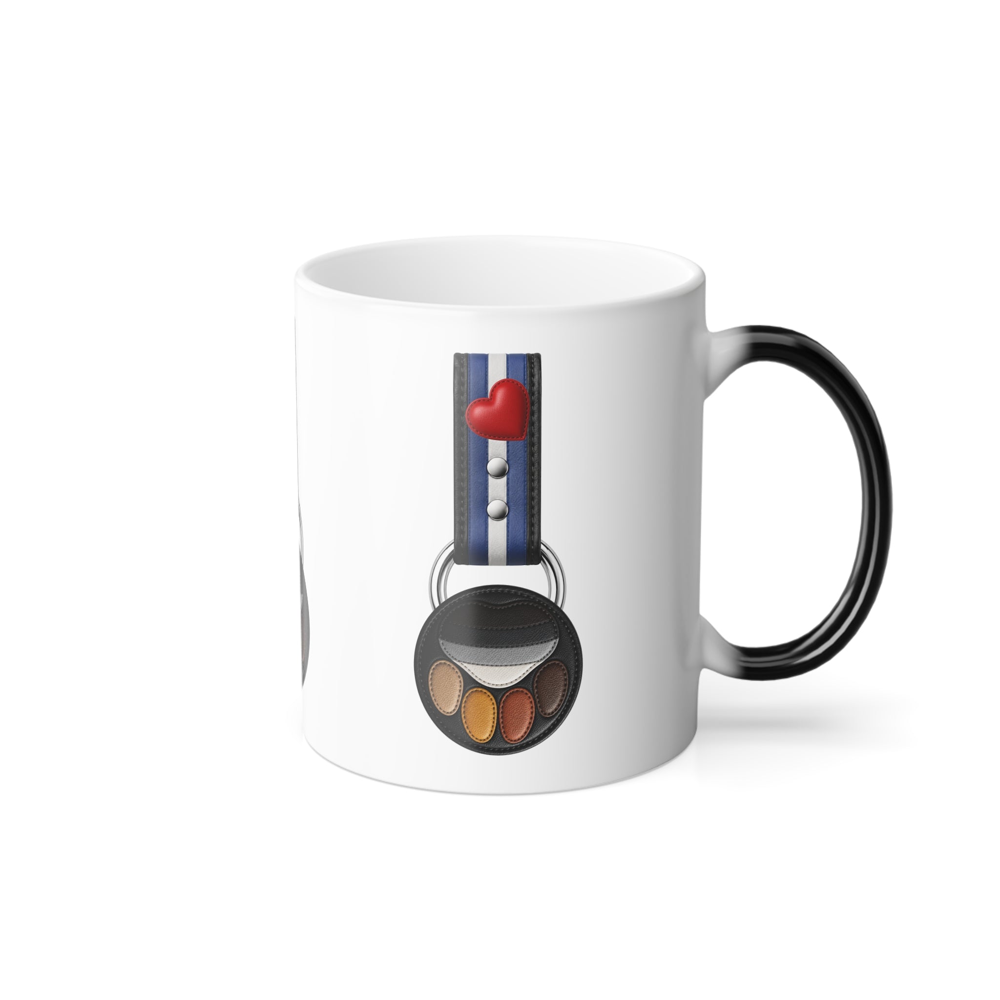Color-Changing Makeup Bag Charm Mug — 11oz Morphing Coffee Cup