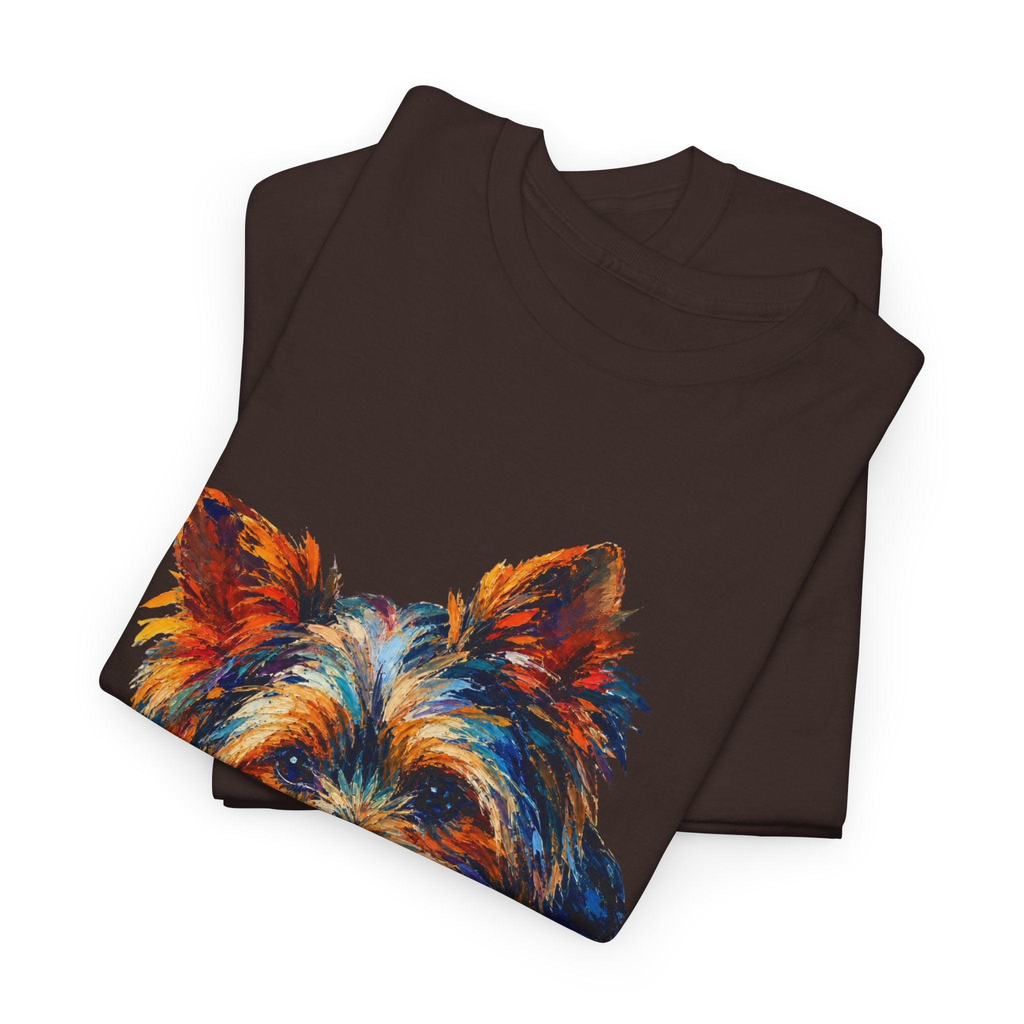 Yorkshire Terrier Portrait T-Shirt — Colorful Cute Yorkie Tee for Dog Lovers