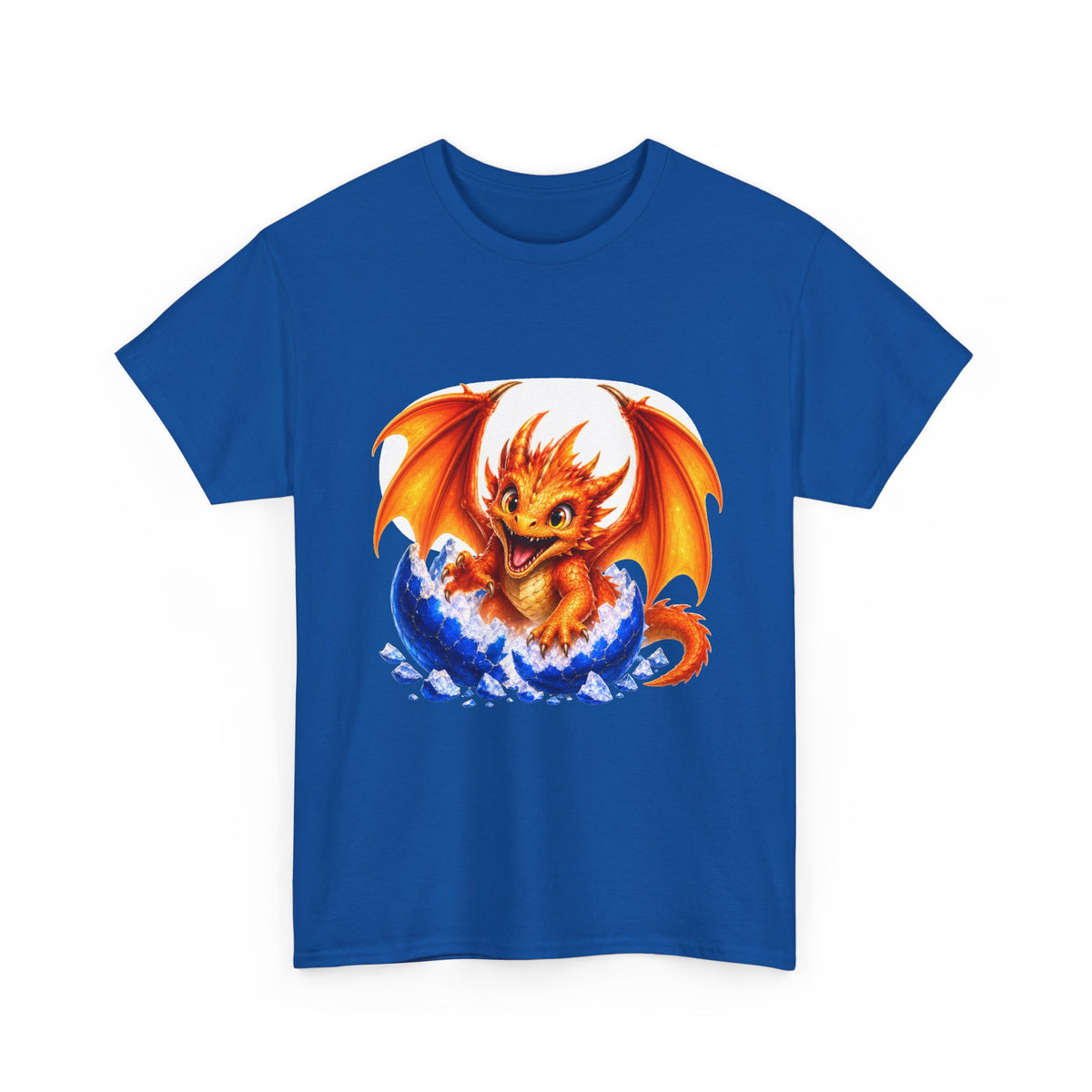 Dragon Hatchling T-Shirt — Cute Orange Baby Dragon Splash Design