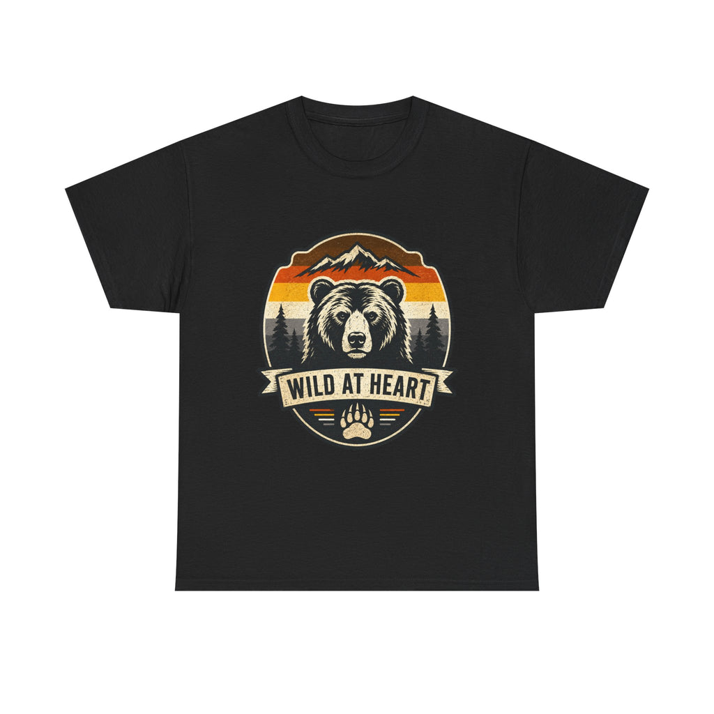 Wild at Heart Bear T-Shirt — Vintage Outdoor Adventure Tee