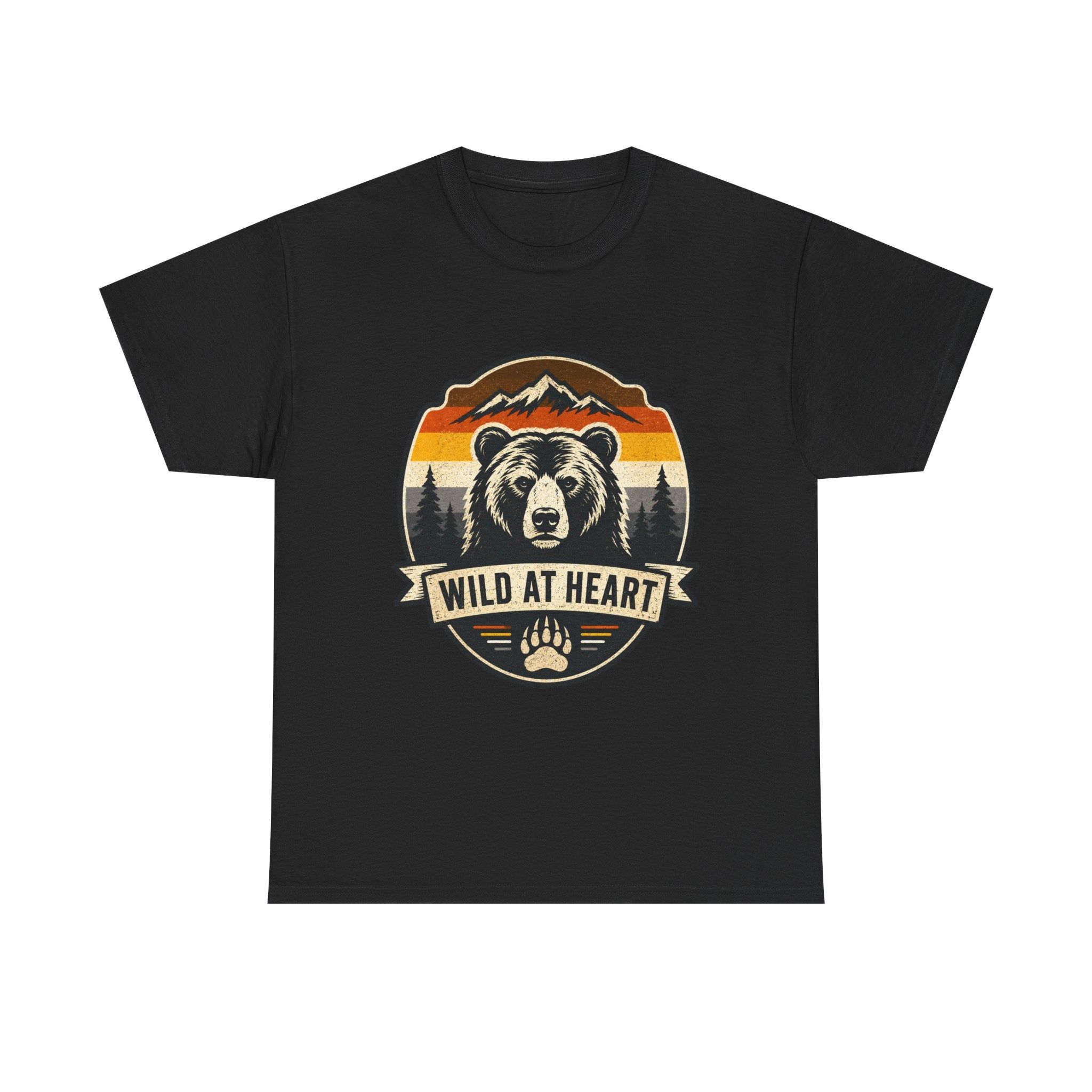 Wild at Heart Bear T-Shirt — Vintage Outdoor Adventure Tee