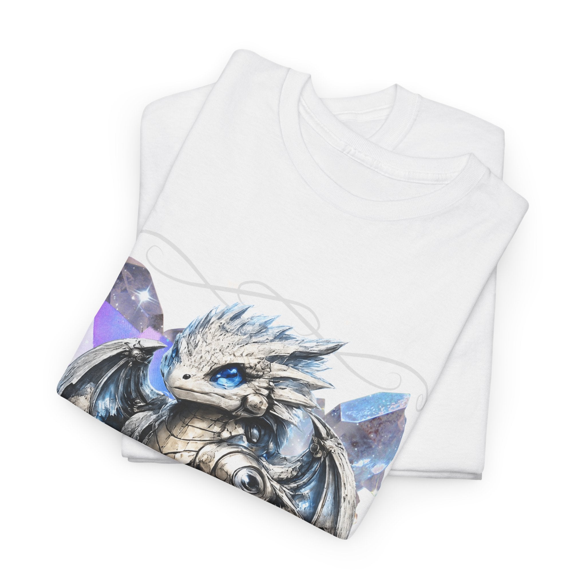 Ice Dragon Tee — Cute Baby Dragon Illustration T‑Shirt