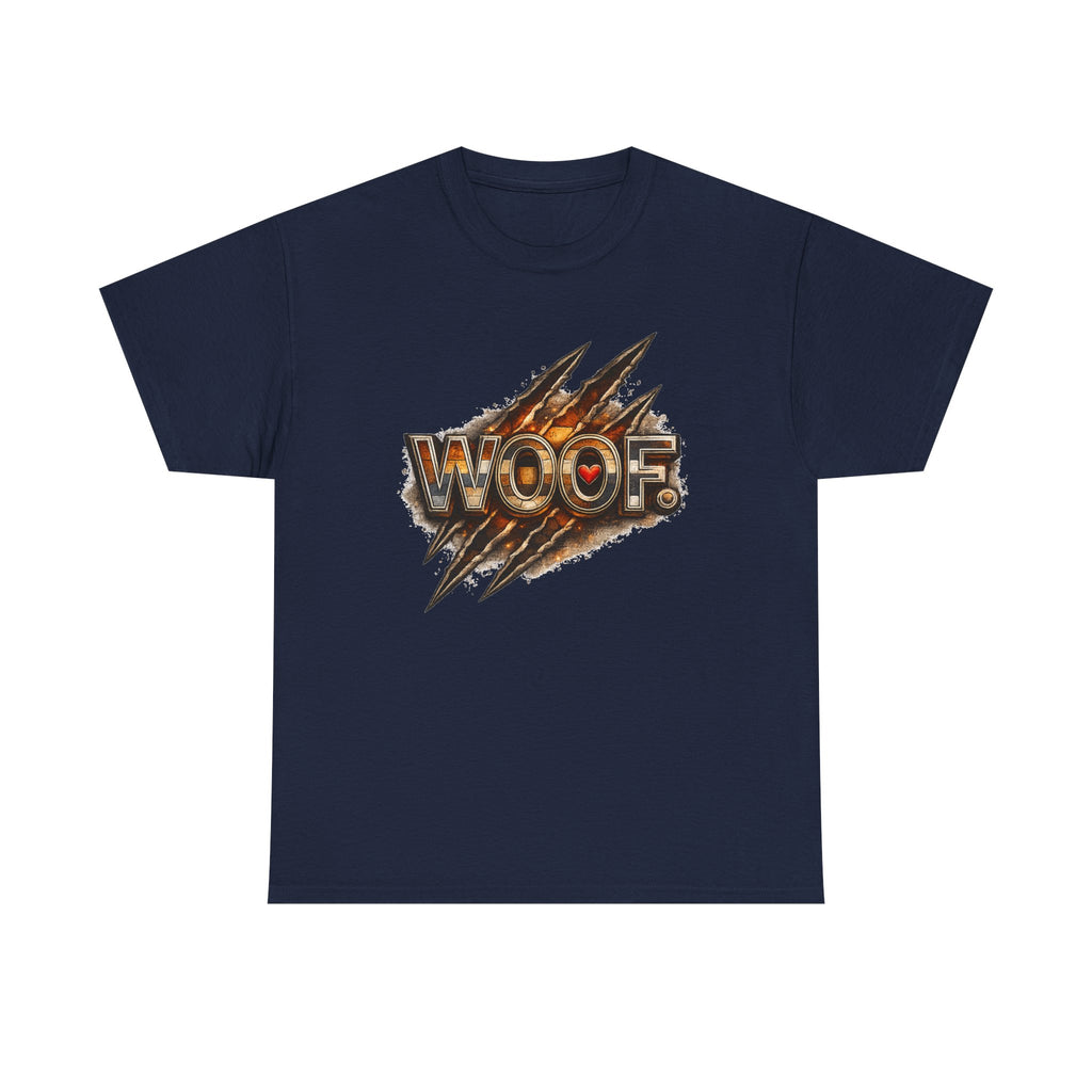 Woof Lightning T-Shirt — Bear mans WOOF t-shirt.