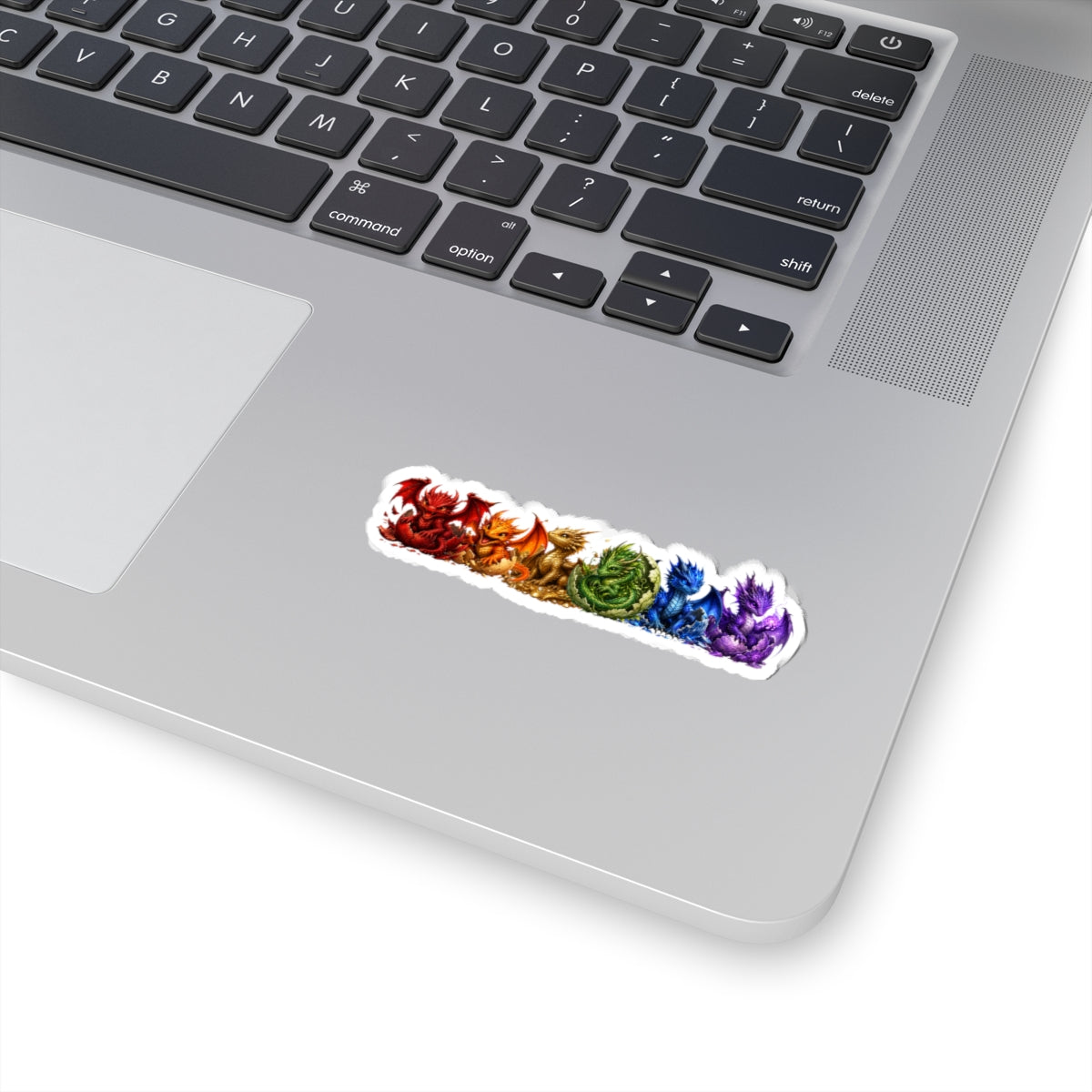 Rainbow Baby Dragons Kiss-Cut Sticker