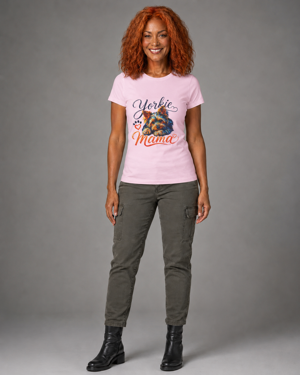 Yorkie Mama T-Shirt – Cute Yorkshire Terrier Mom Tee