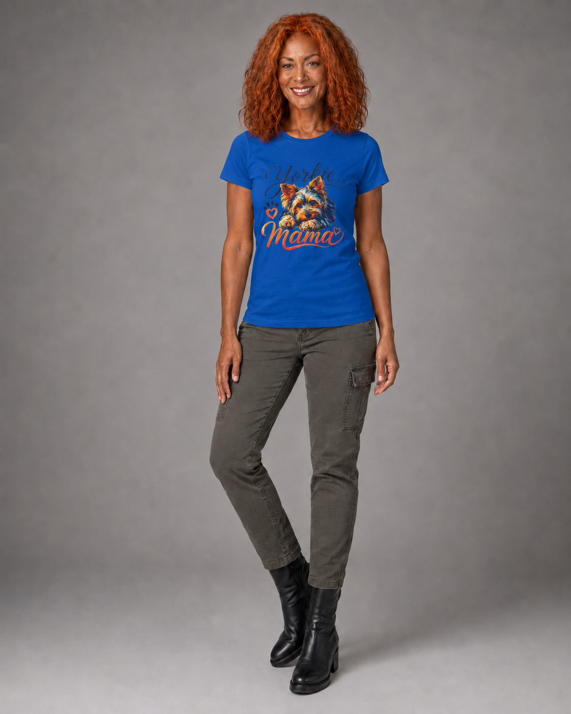 Yorkie Mama T-Shirt – Cute Yorkshire Terrier Mom Tee