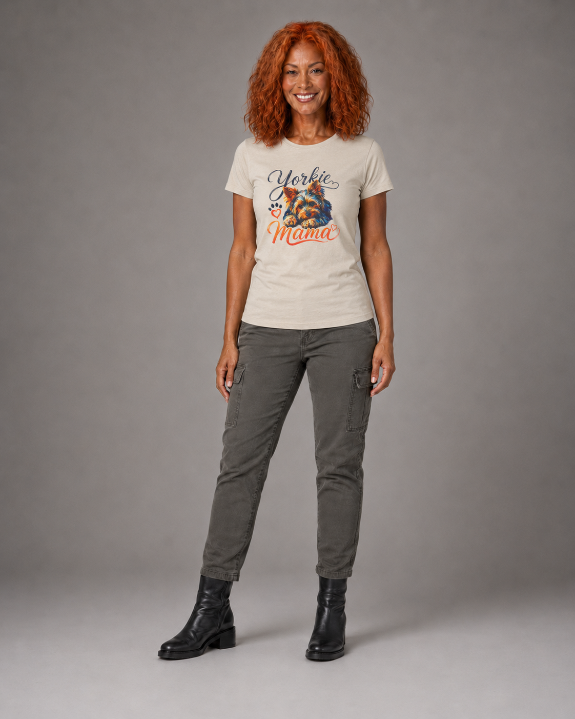 Yorkie Mama T-Shirt – Cute Yorkshire Terrier Mom Tee