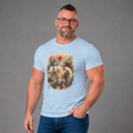 Polar Bear Floral Tee — Watercolor Wildlife Graphic T-Shirt