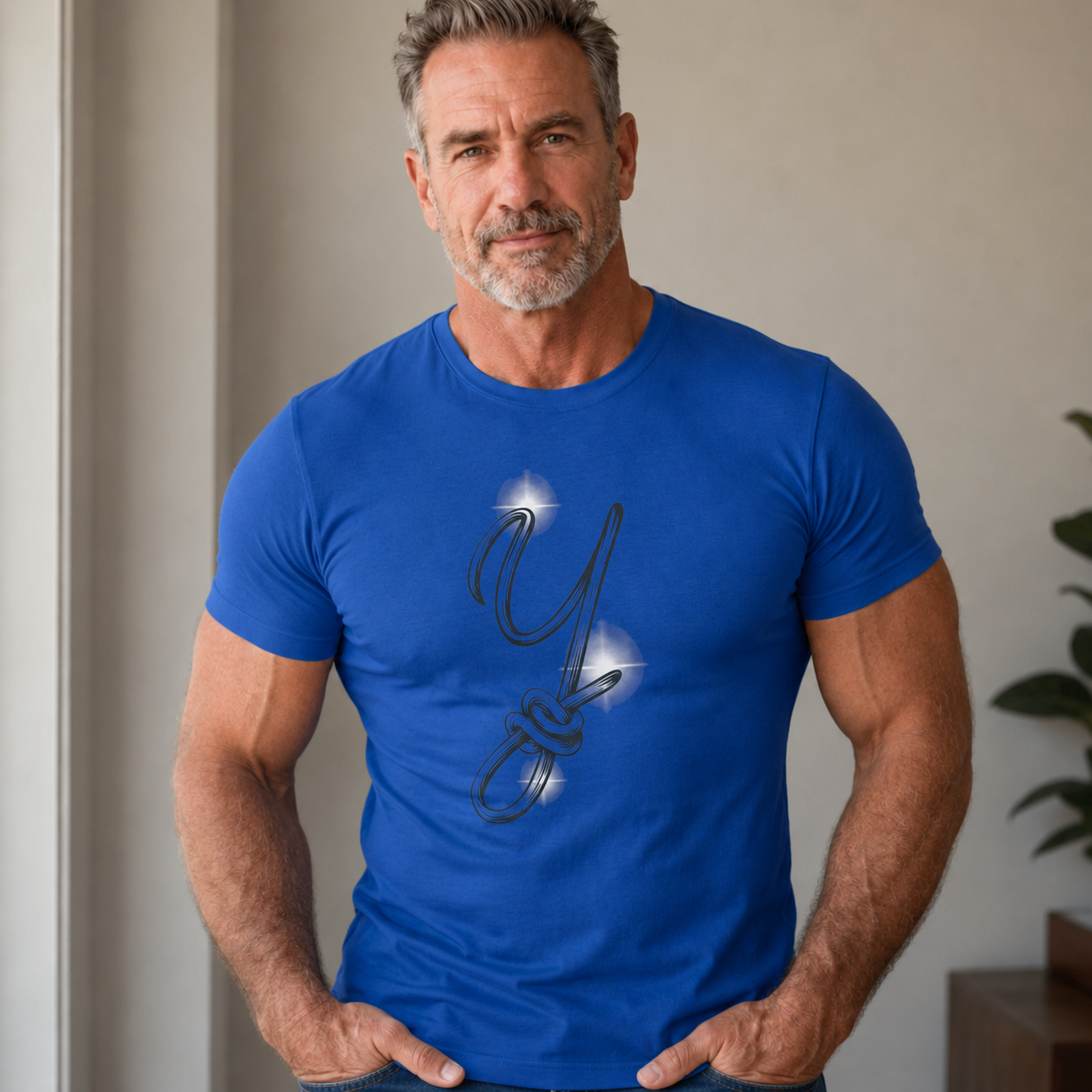 Knotted Script 'Y' Tee. Why Knot shirt