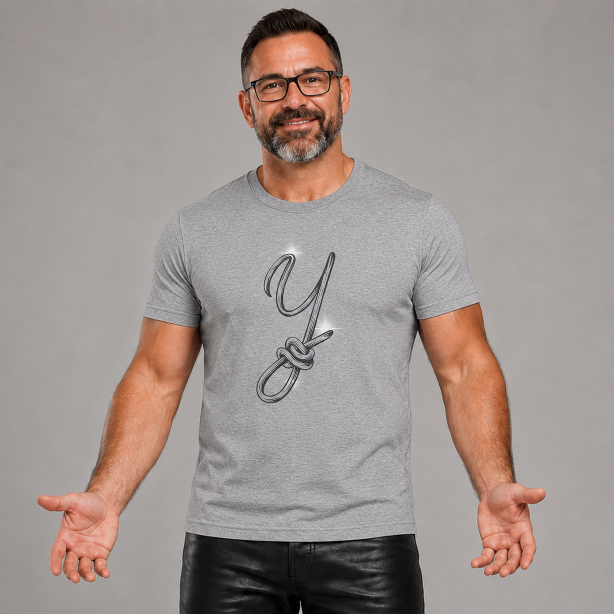 Knotted Script 'Y' Tee. Why Knot shirt