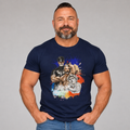 Leather Daddy Pride T-Shirt — Rainbow Gay Brotherhood Illustration Tee