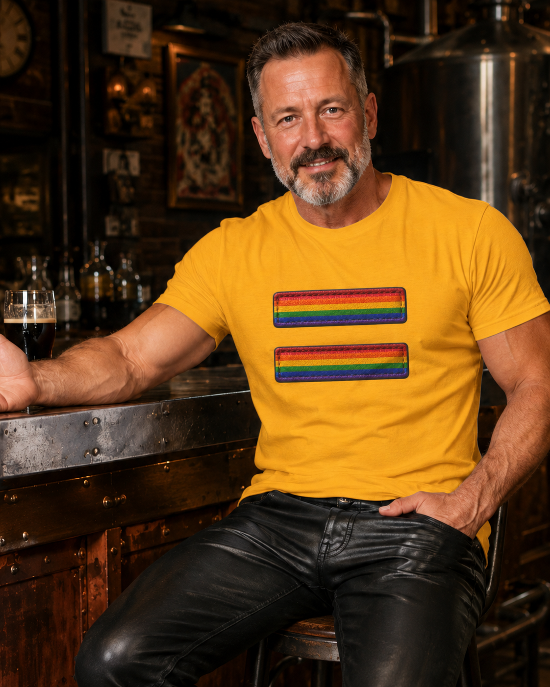 Rainbow Equals Sign T-Shirt — LGBTQ+ Pride Equality Tee