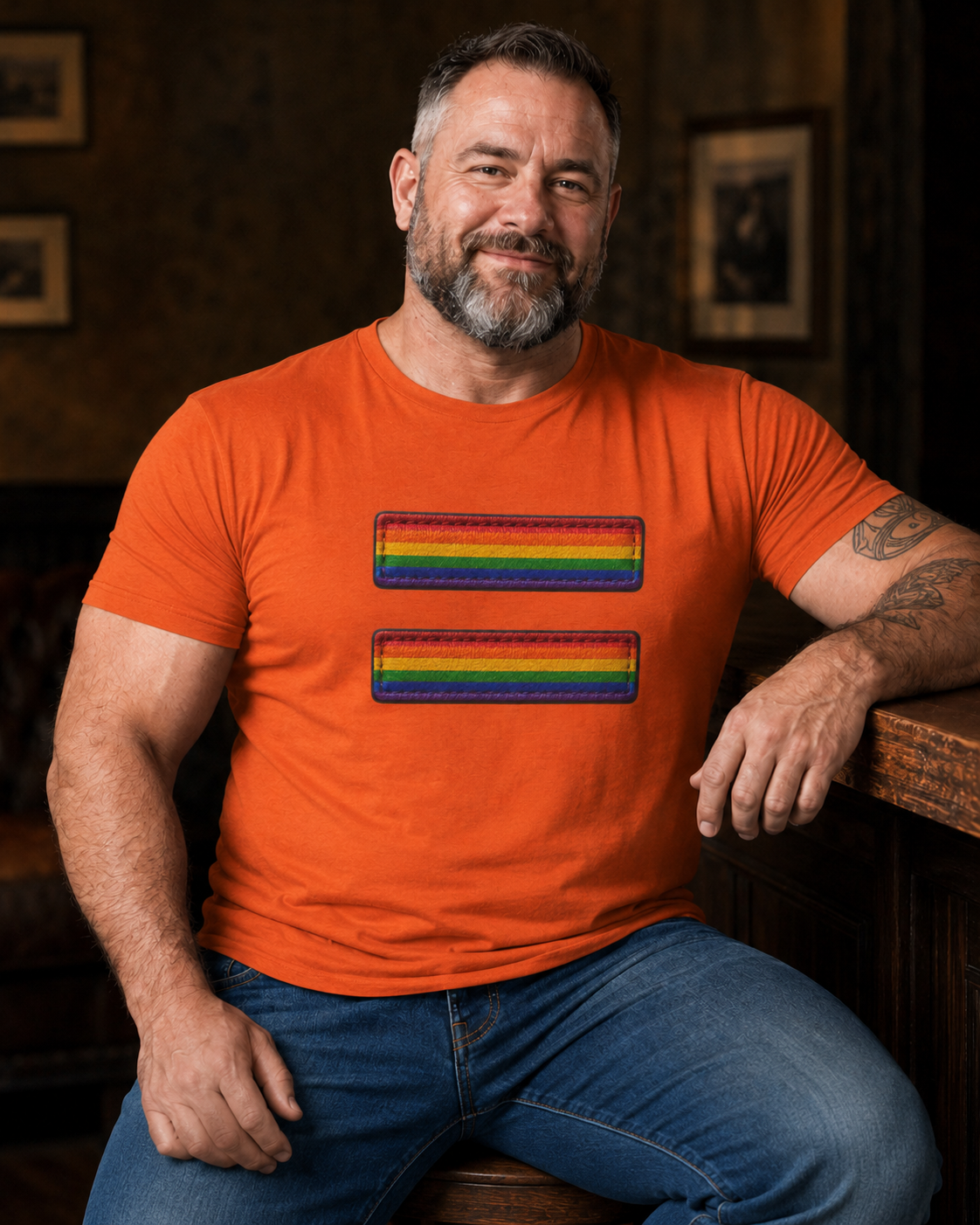 Rainbow Equals Sign T-Shirt — LGBTQ+ Pride Equality Tee