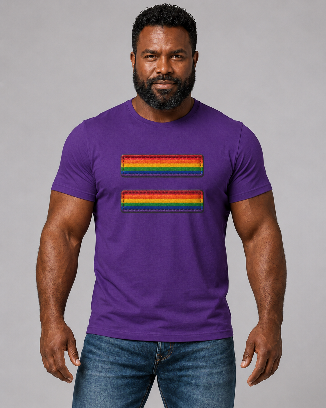Rainbow Equals Sign T-Shirt — LGBTQ+ Pride Equality Tee