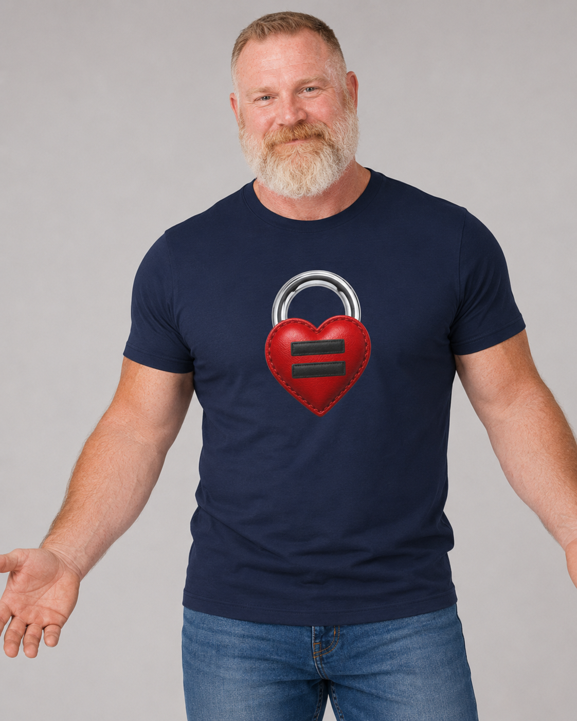 Heart Lock Tee — Equality Heart Padlock T-Shirt