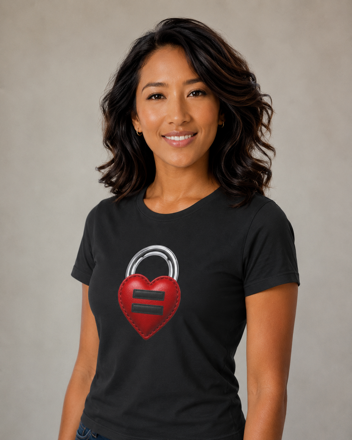 Heart Lock Tee — Equality Heart Padlock T-Shirt