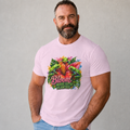 Bloom Where You're Planted Floral T-Shirt — Colorful Garden Graphic Tee. Tree Frogs t-shirt