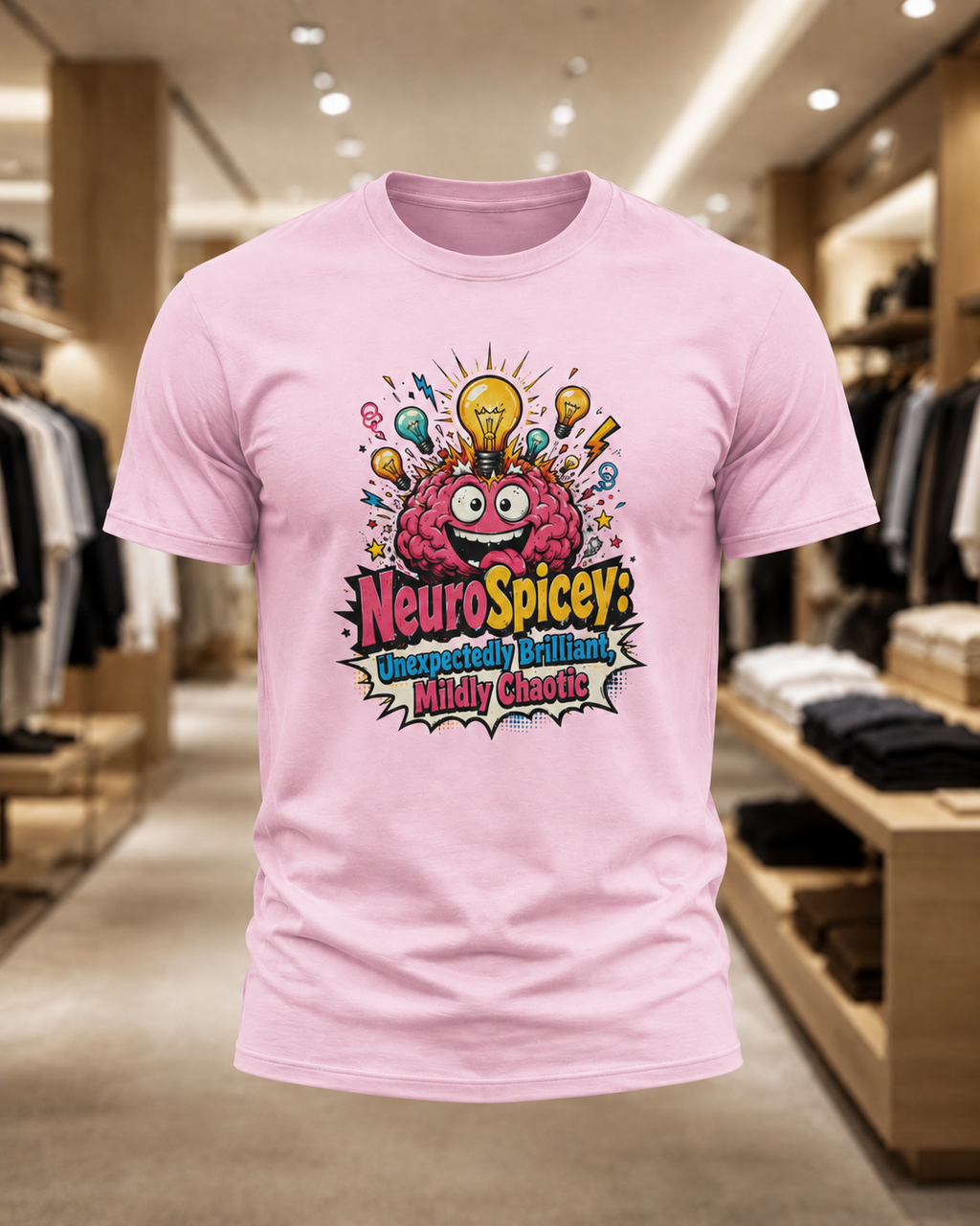 T-Shirt — "NeuroSpicey: Unapologetically Brilliant, Mildly Chaotic" Graphic Tee ADHD shirt IYKYK