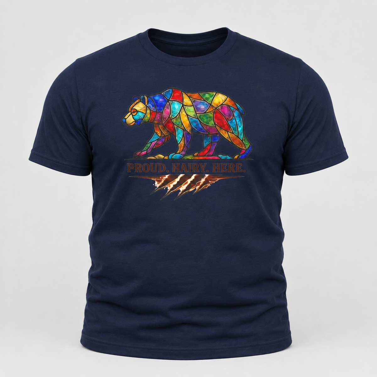 Proud, Hairy, Here Bear T-Shirt