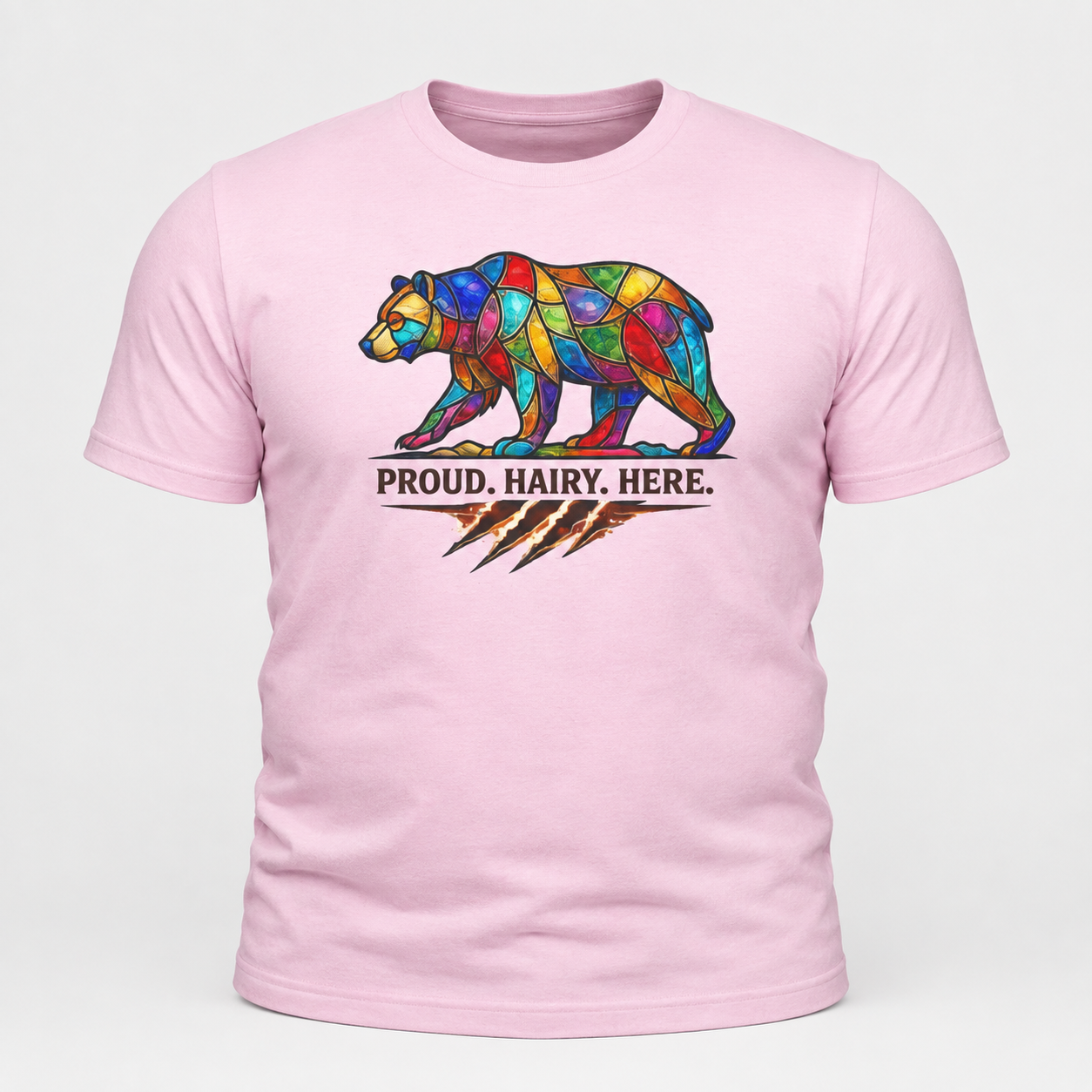 Proud, Hairy, Here Bear T-Shirt