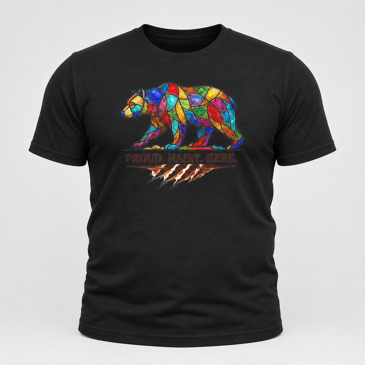 Proud, Hairy, Here Bear T-Shirt