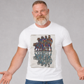 Abstract Pride Reflection T-Shirt — Colorful Evolution Silhouette Graphic Tee