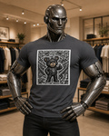 Bear Graphic T-Shirt — Streetwear Teddy Bear Design. Geometric puzzle bear shirt
