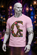 Peace Sign Floral T-Shirt — Vintage Boho Flower Power Tee