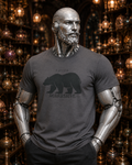 Caution Aggressive Bear T-Shirt — Graphic Warning Tee