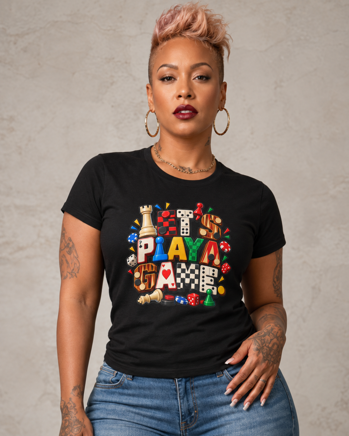 Board Game Lover T‑Shirt — Play Dice Cards Chess Pieces Graphic Tee