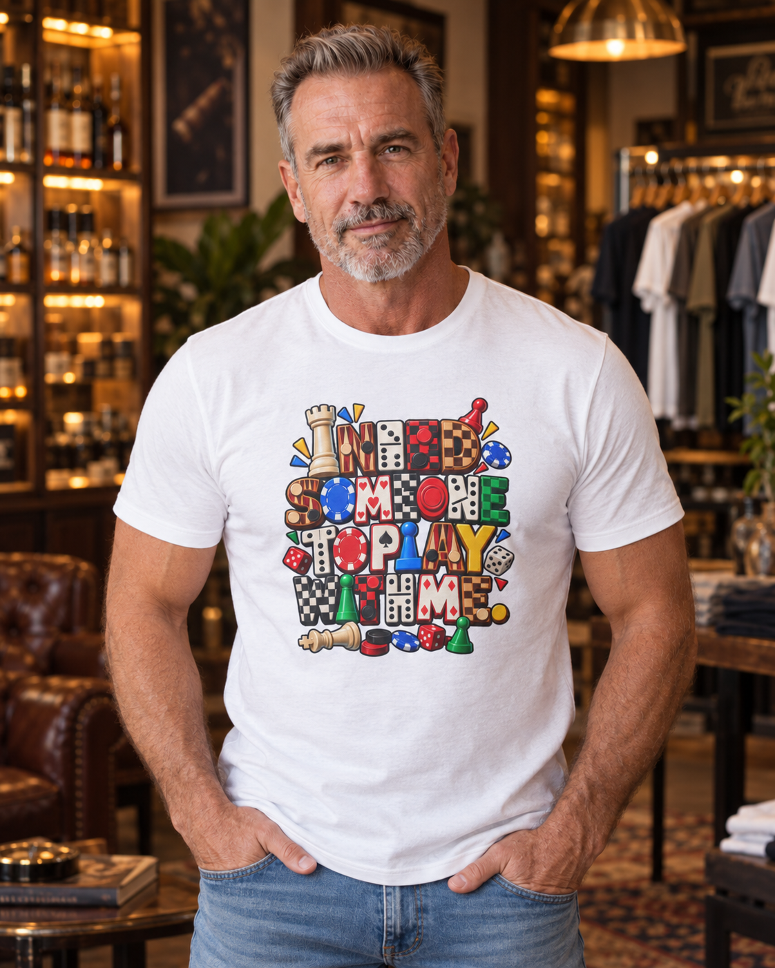 Board Game Lover T‑Shirt — Need More Time to Play 'Em Graphic Tee