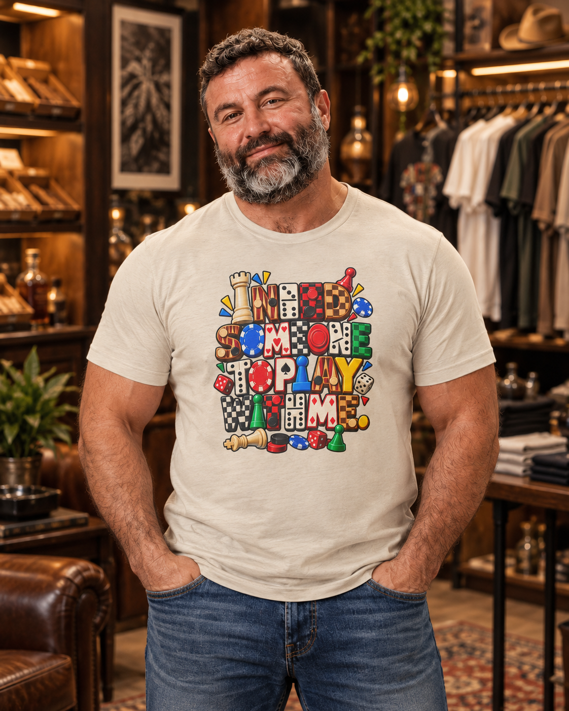 Board Game Lover T‑Shirt — Need More Time to Play 'Em Graphic Tee