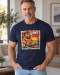 Gay Bear Shirt – Vintage Bear Pride Pin-Up T-Shirt, Retro Postage Stamp Art, LGBTQ Bear Culture Tee.