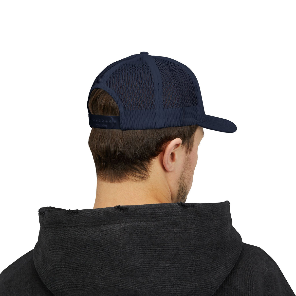 Durable Retro Script Snapback Trucker Cap